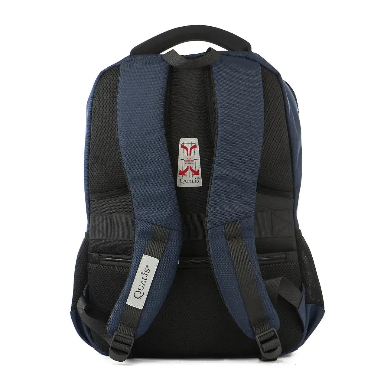 Mochila de Costas Azul Bolso para Notebook Alças Acolchoadas