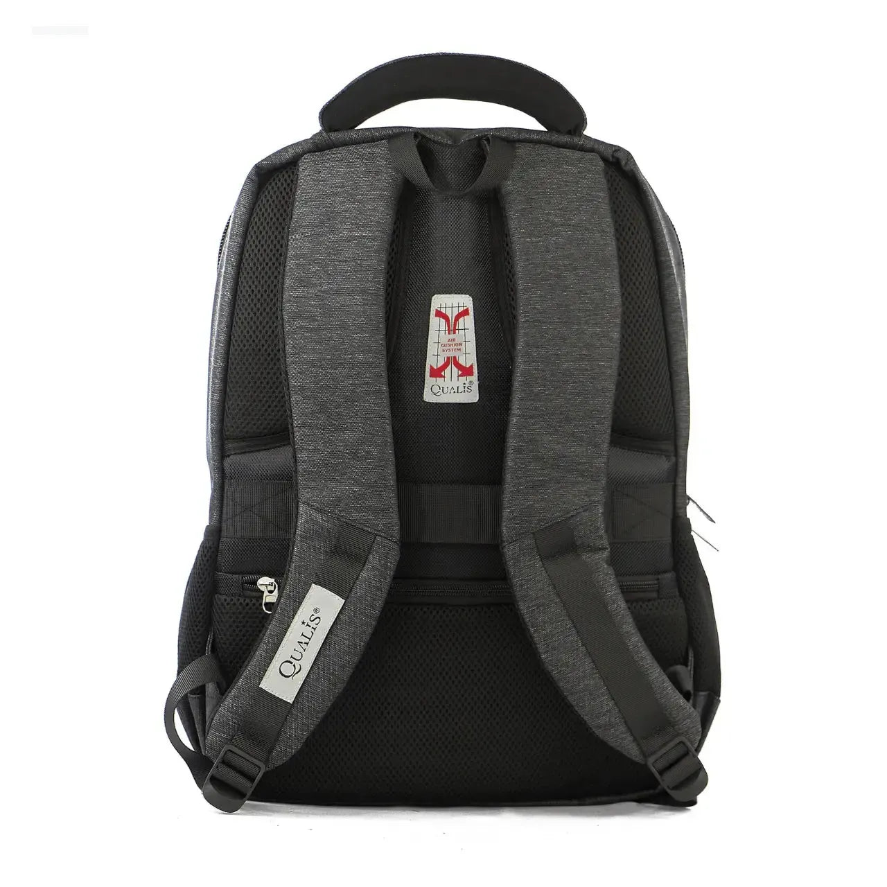 Mochila de Costas Cinza Acolchoada Porta Notebook Reforçada