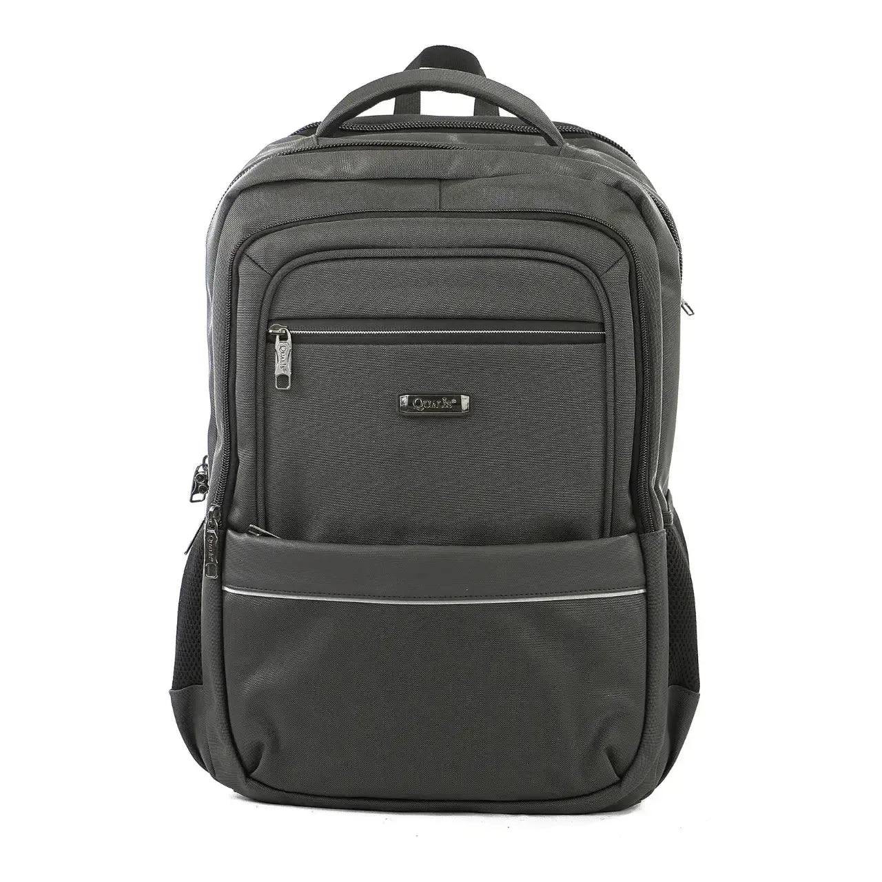 Mochila de Costas Cinza Reforçada Acolchoada Bolso Antifurto