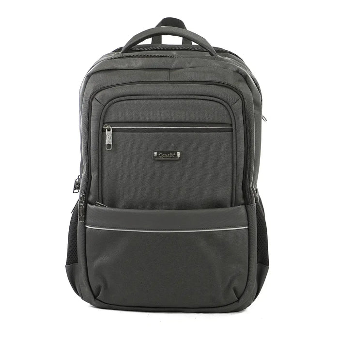 Mochila de Costas Cinza Reforçada Acolchoada Bolso Antifurto