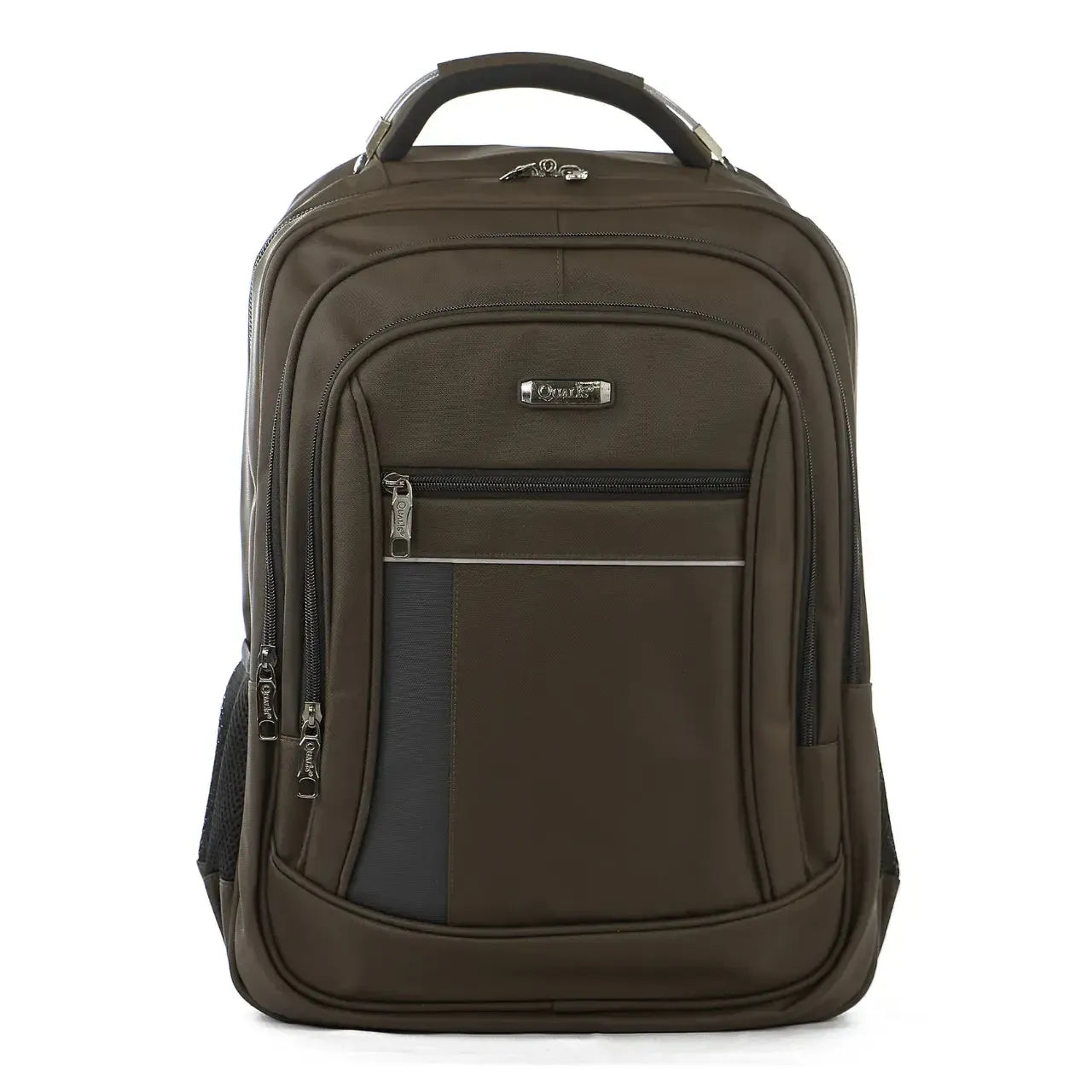 Mochila de Costas Marrom Acolchoada Porta Notebook Reforçada