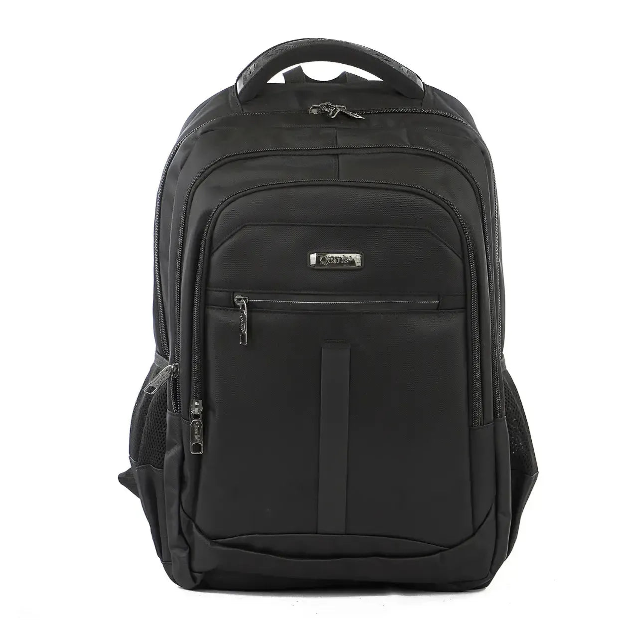 Mochila de Costas Preta 3 Zíperes Reforçada Bolso Antifurto Porta Notebook