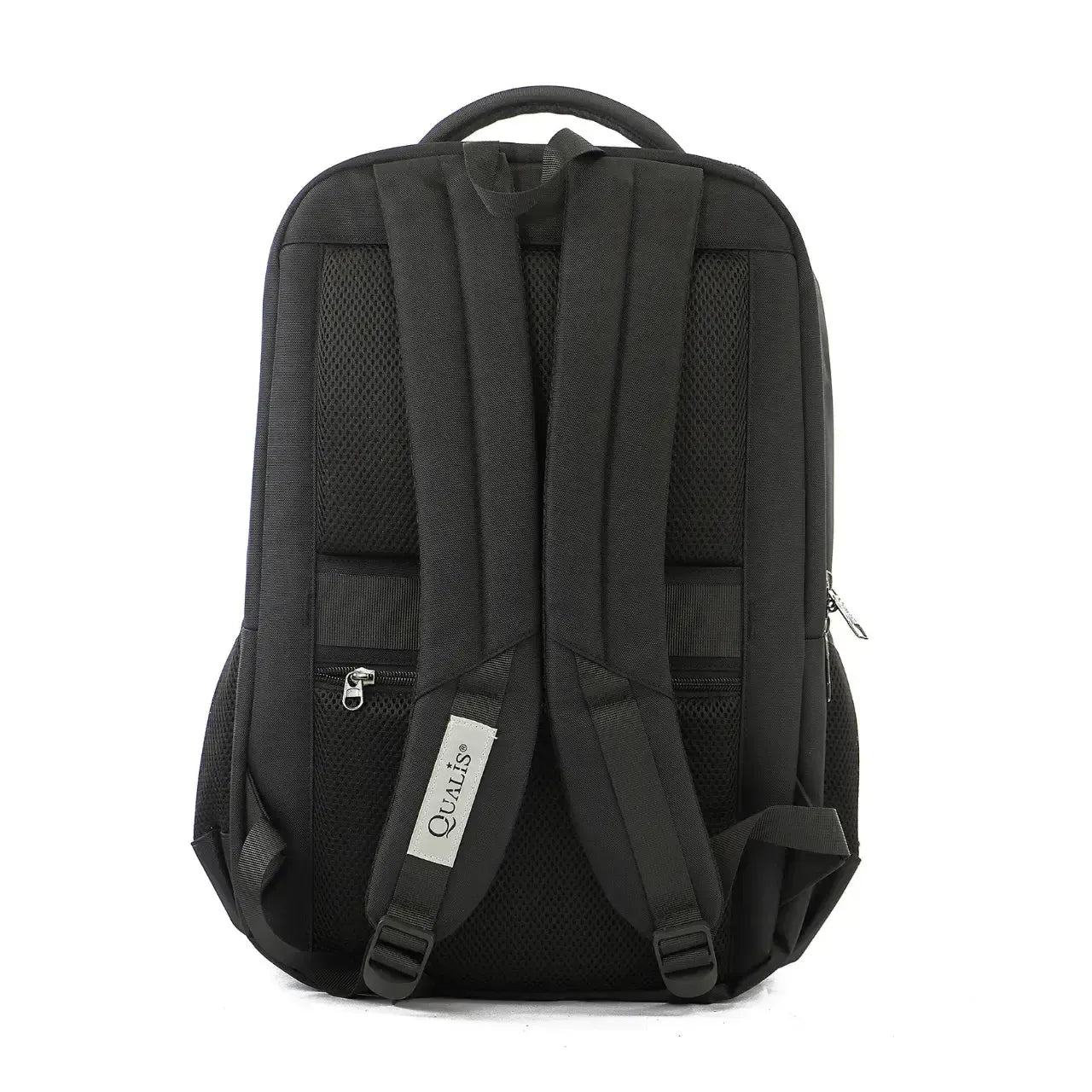 Mochila de Costas Preta Acolchoada Bolso Anti-Furto