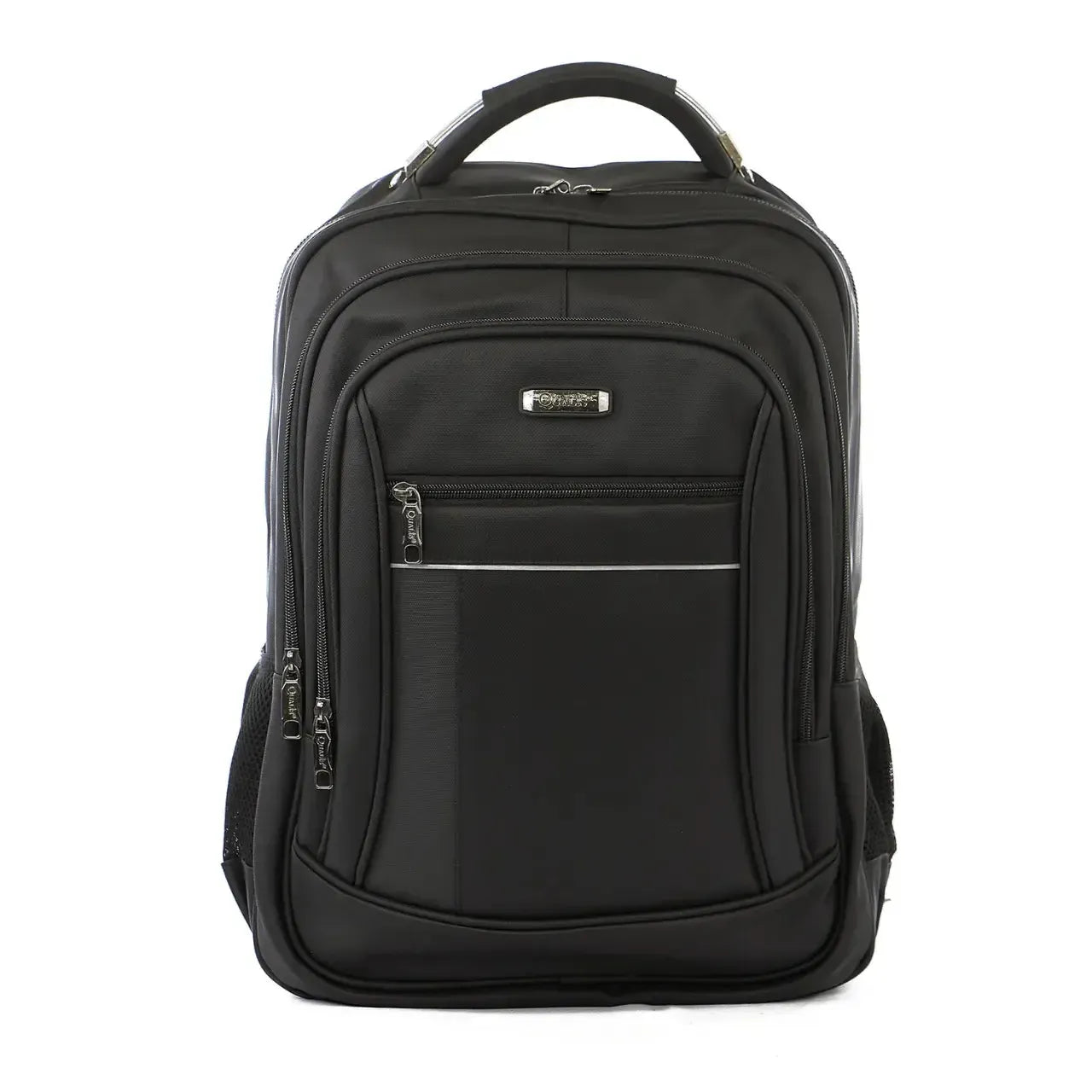 Mochila de Costas Preta Acolchoada Porta Notebook Reforçada