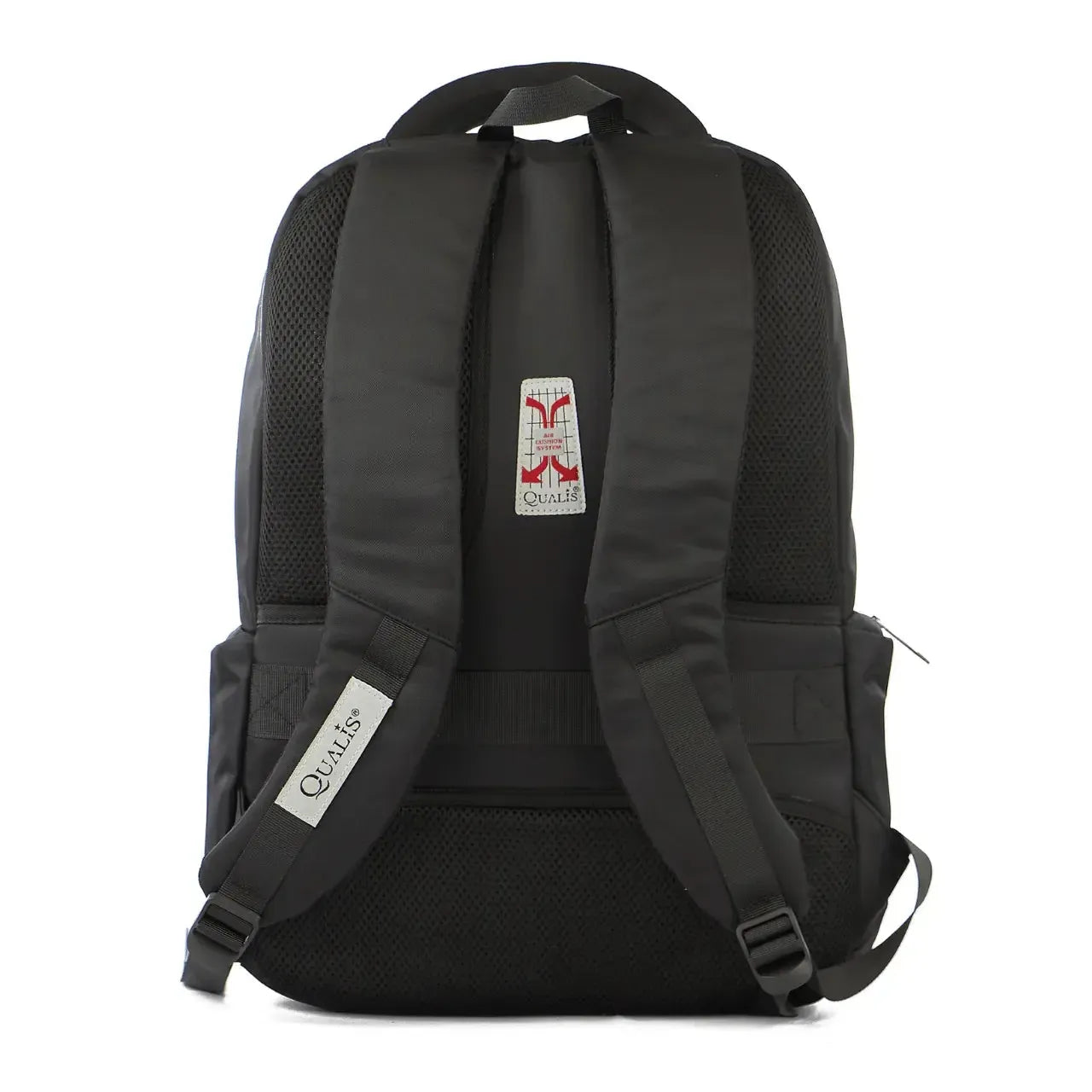 Mochila de Costas Preta Bolso para Notebook Acolchoada Alças Acolchoadas