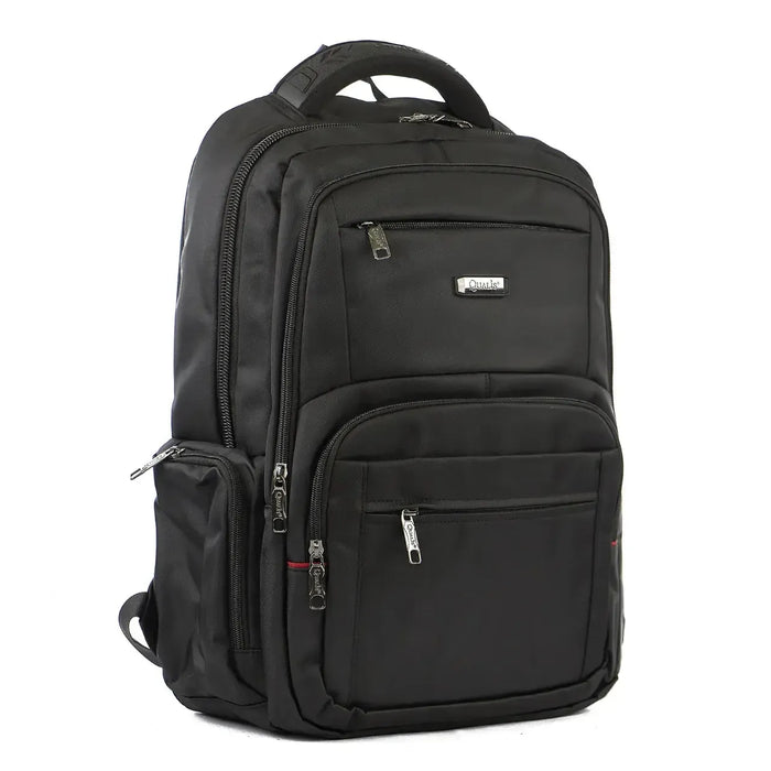 Mochila de Costas Preta Bolso para Notebook Acolchoada Alças Acolchoadas