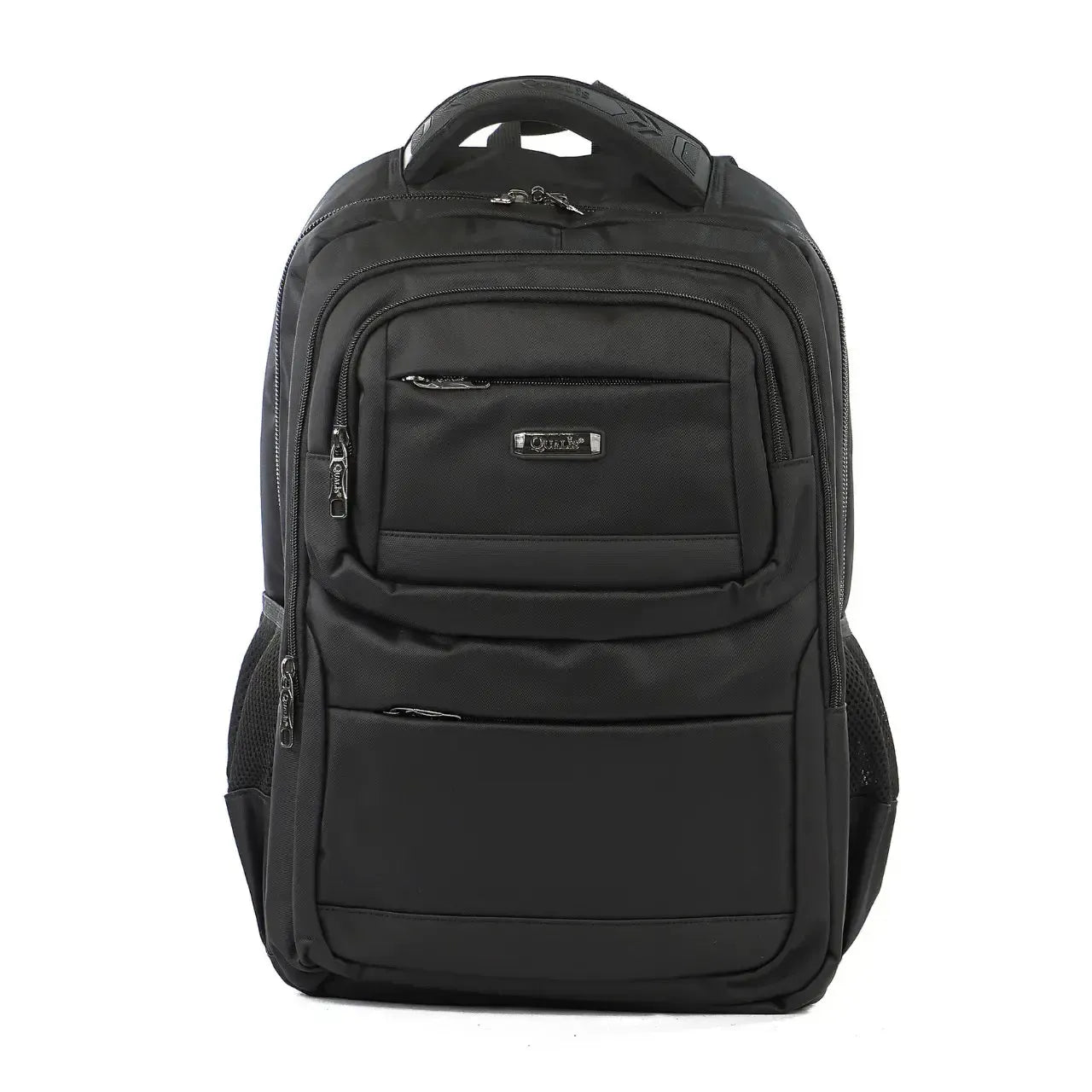 Mochila de Costas Preta Com 3 Zíperes Reforçada Bolso Antifurto
