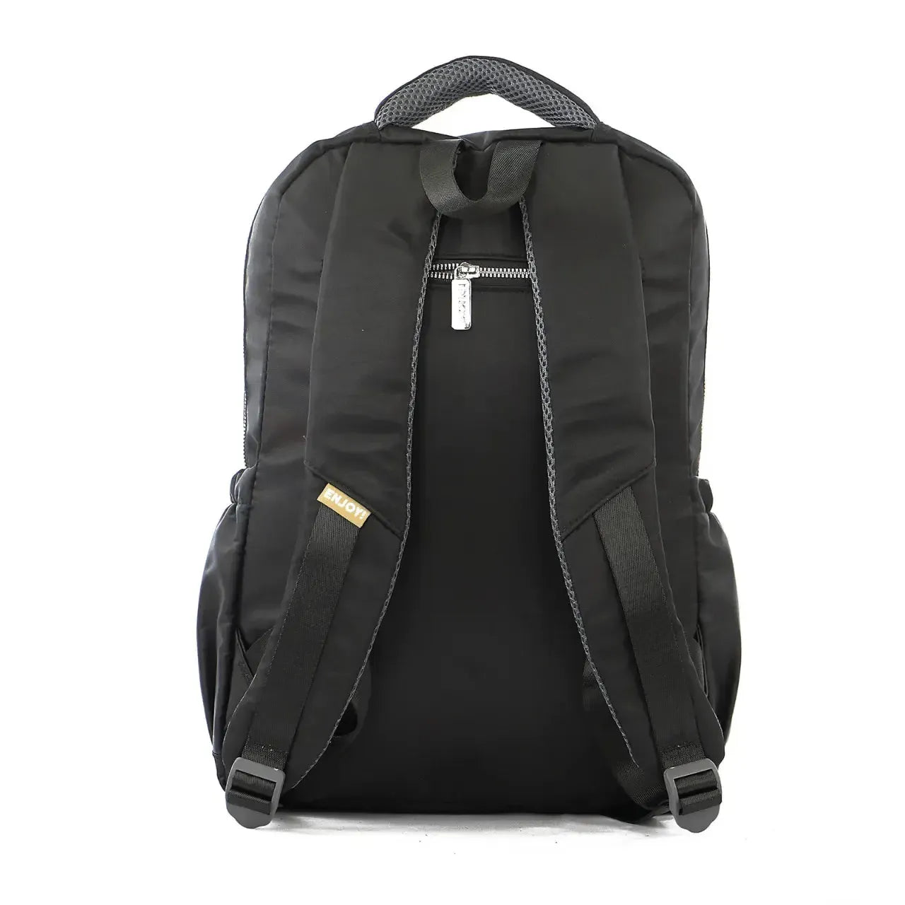 Mochila de Costas Preta Reforçada Bolso Antifurto