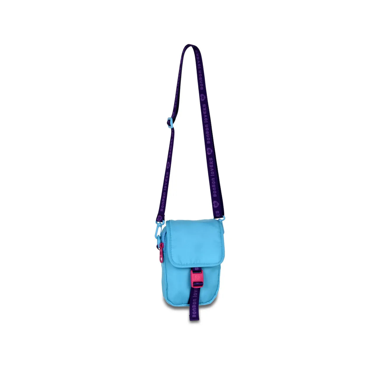 Mochila de Costas Rebecca Bonbon Roxa com Bolso Removível e Alças Reforçadas