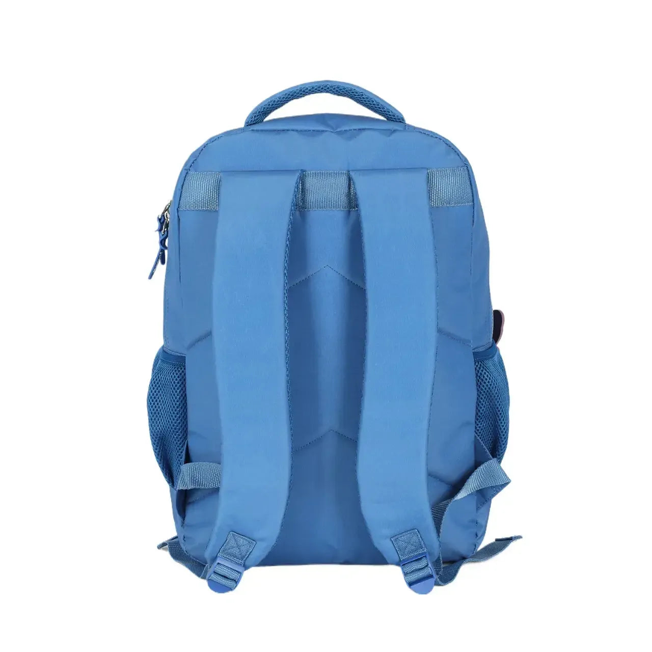 Mochila de Costas Stitch Azul e Rosa Juvenil com Bolso Frontal