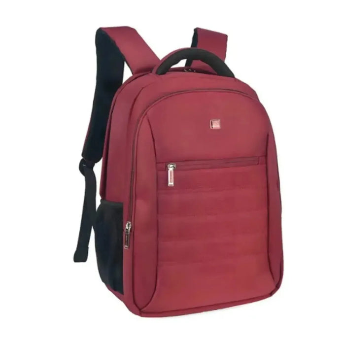 Mochila de Costas Vermelha Porta Notebook Alças Acolchoadas Reforçada