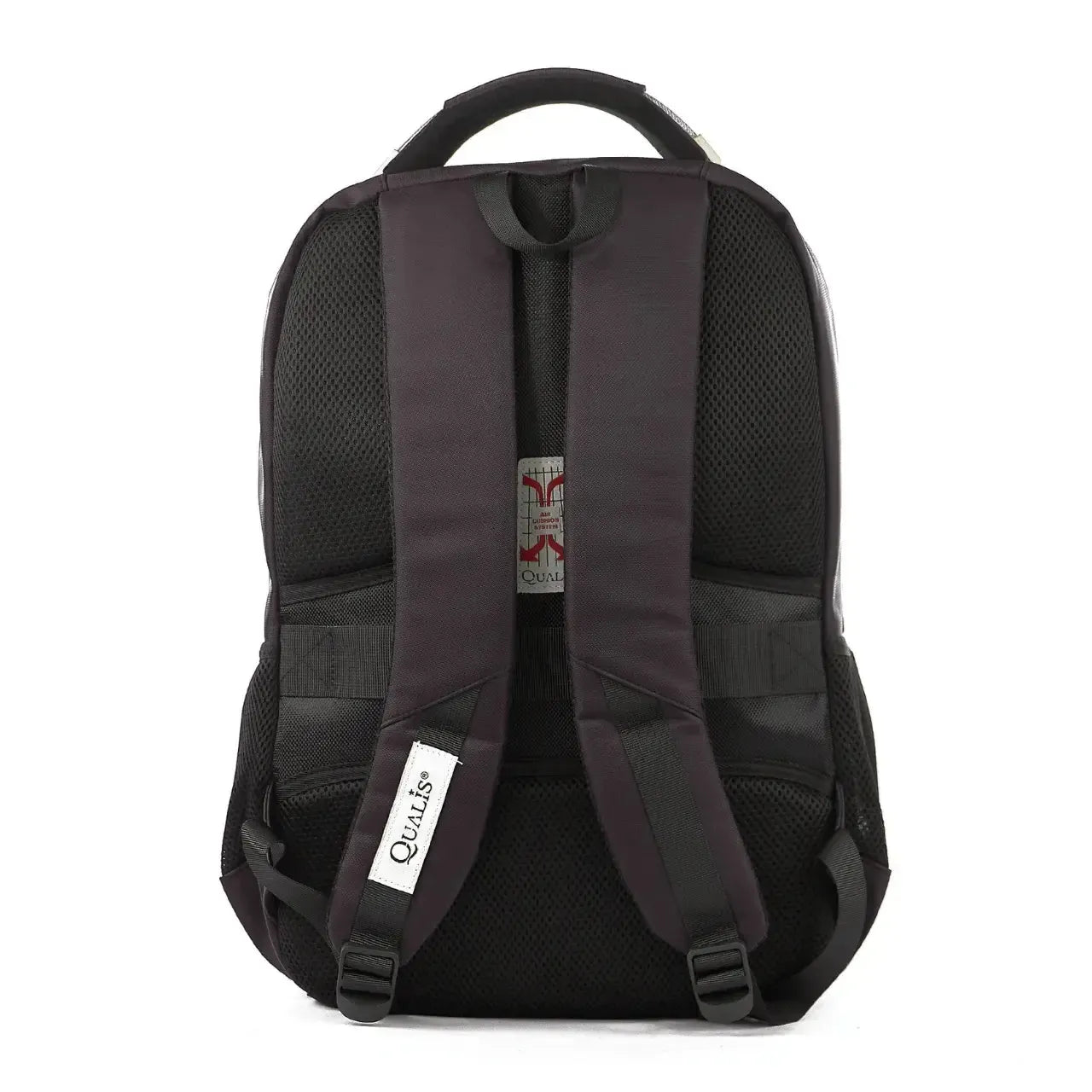 Mochila de Costas Vinho 3 Zíperes Alças Acolchoadas Reforçada