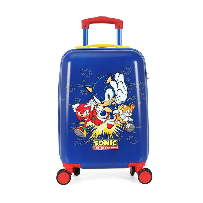 Mochilete de Rodinha 10kg Sonic Luxcel Azul com Rodas 360°