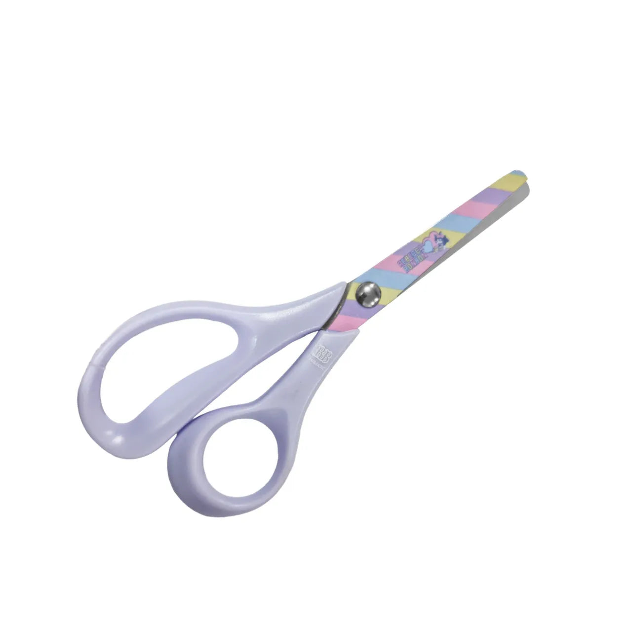 Tesoura Escolar Rebecca Bonbon Lilás Aço Inox 13,5cm
