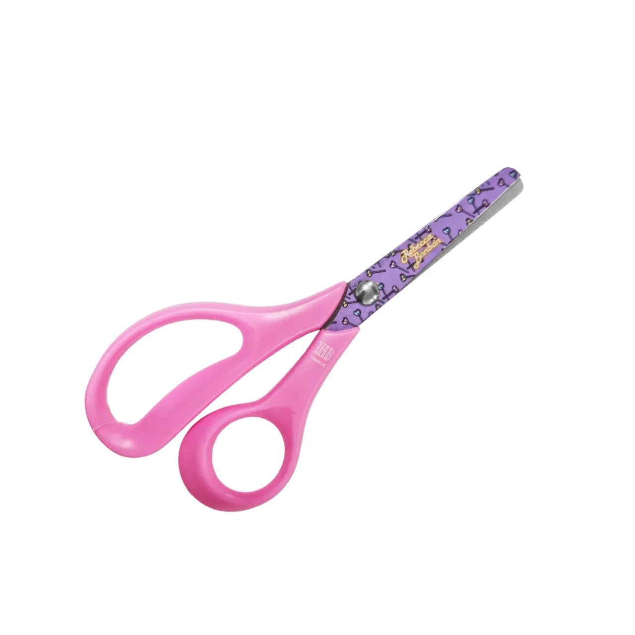 Tesoura Escolar Rebecca Bonbon Rosa 3 Aço Inox 13,5cm